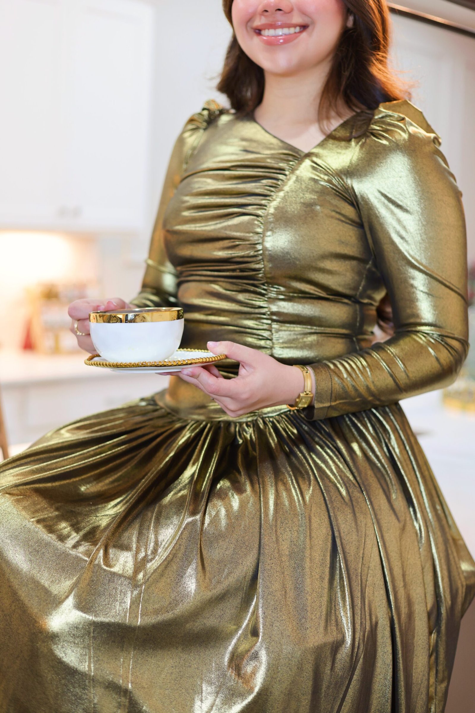 Golden Grace Dress - Image 2